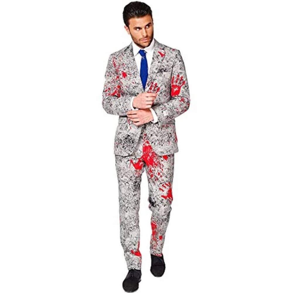 OppoSuits Men's Party Suit Size US44 Zombiac
